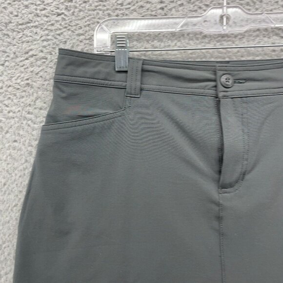 Eddie Bauer Womens Skort Skirt Size 10 Gray Pockets Athletic Travel Pickle Ball - Picture 2 of 13
